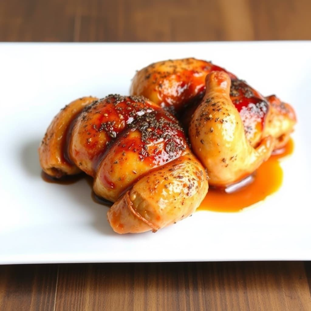 Gni og krydret grillet babykyllinger