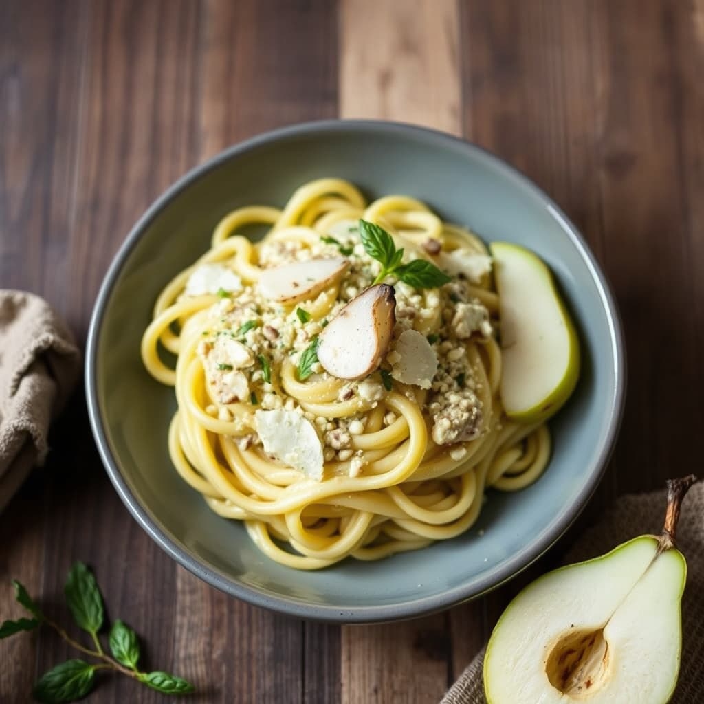 Gorgonzolapasta med pære