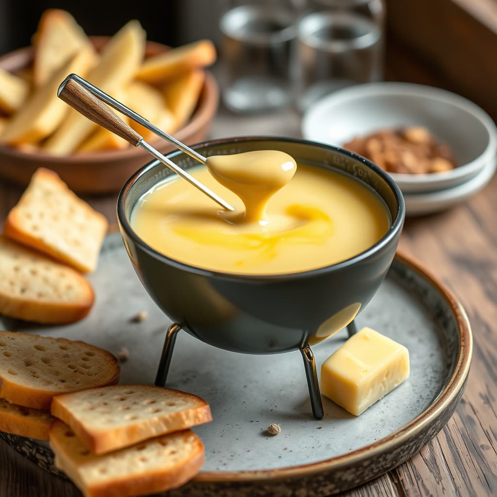 Gouda-fondue