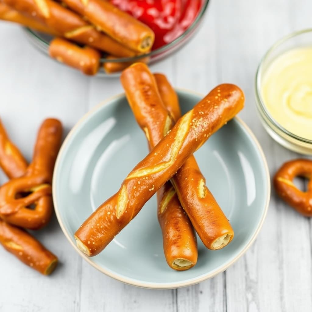 Gourmet pretzelstenger