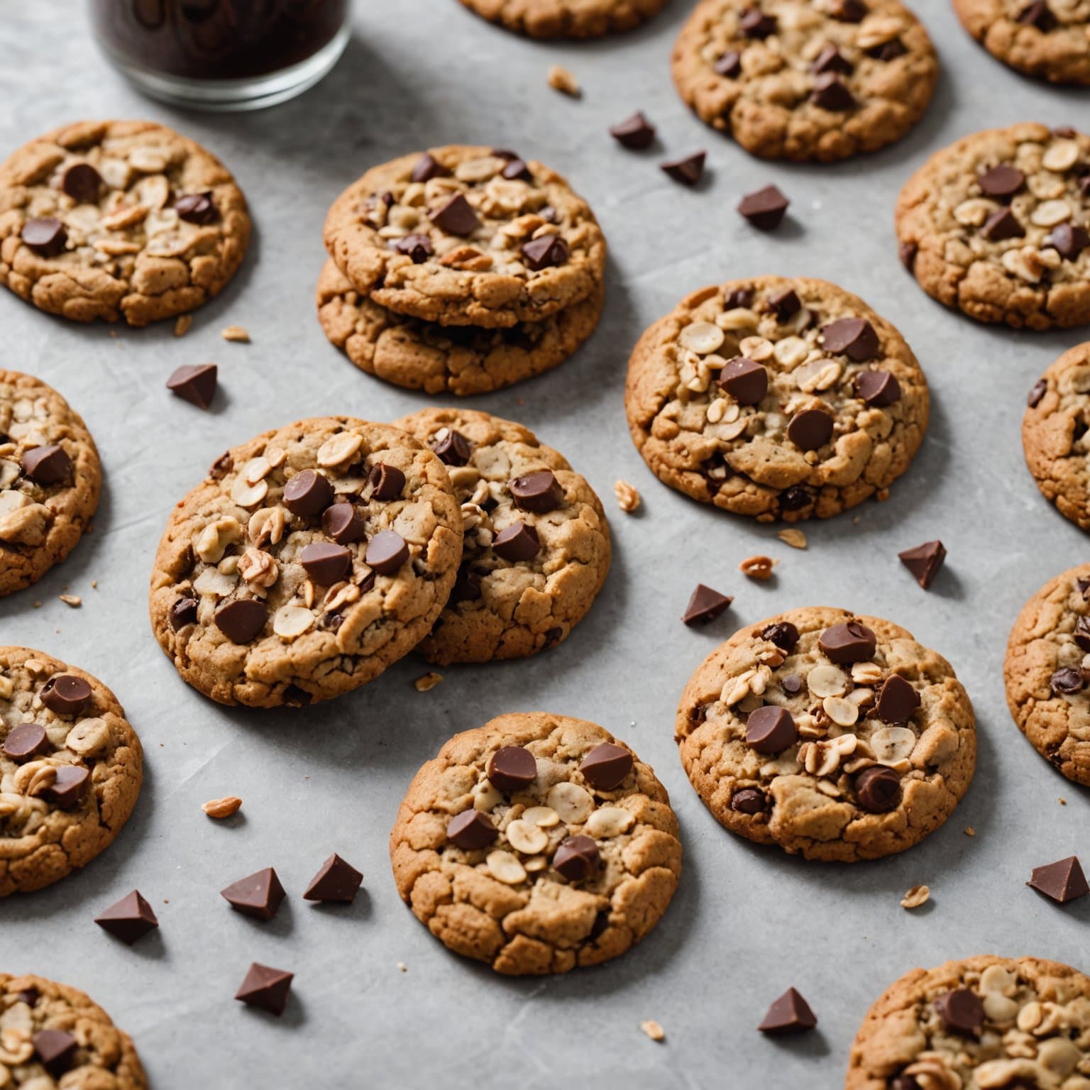 Granola sjokoladechip-kjeks