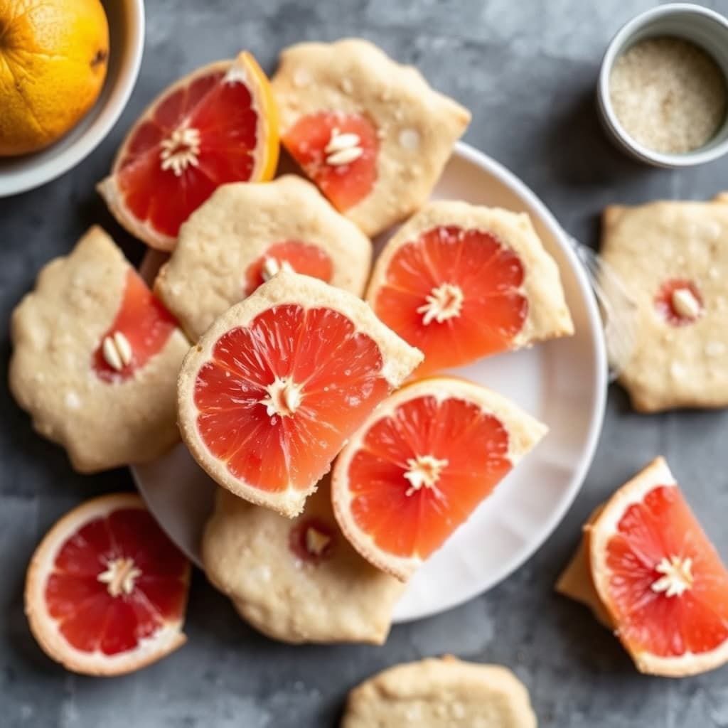 Grapefrukt-vaniljesmåkaker