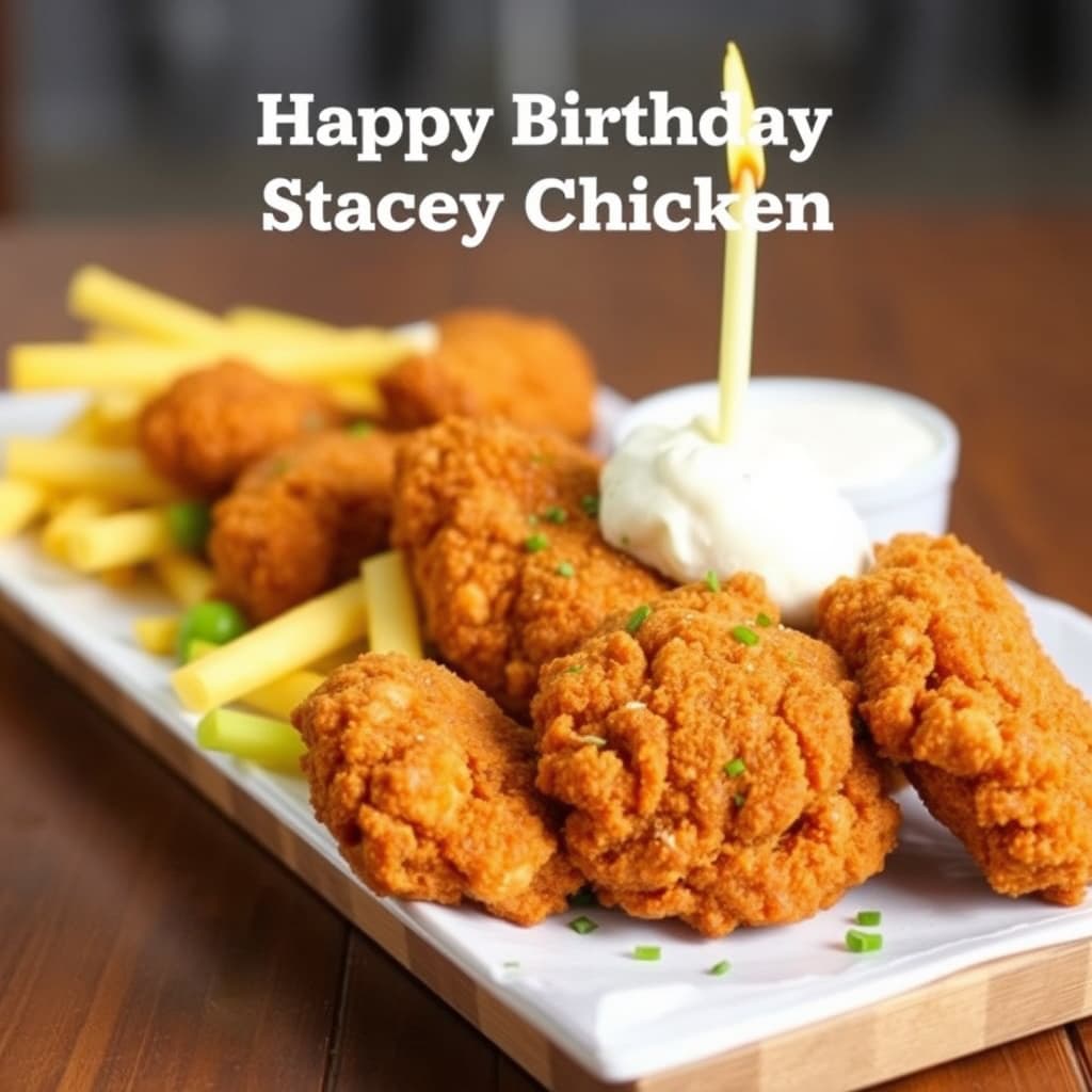Gratulerer med dagen, Stacey Fried Chicken!