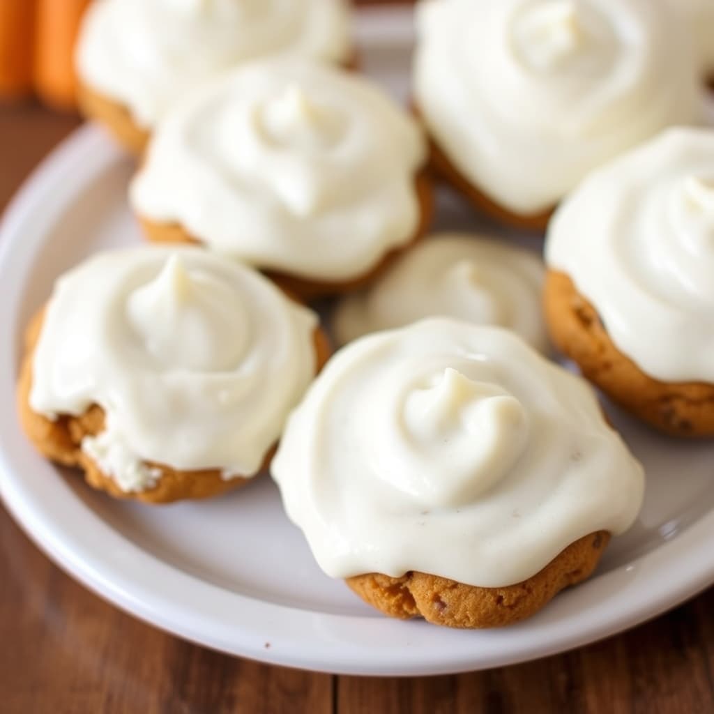 Gresskakkekjeks med kremostglasur