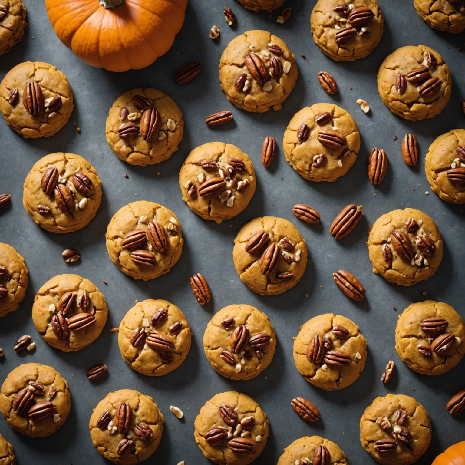 Gresskar- og pekannøttboller