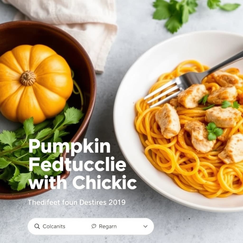 Gresskauffettuccine med kylling