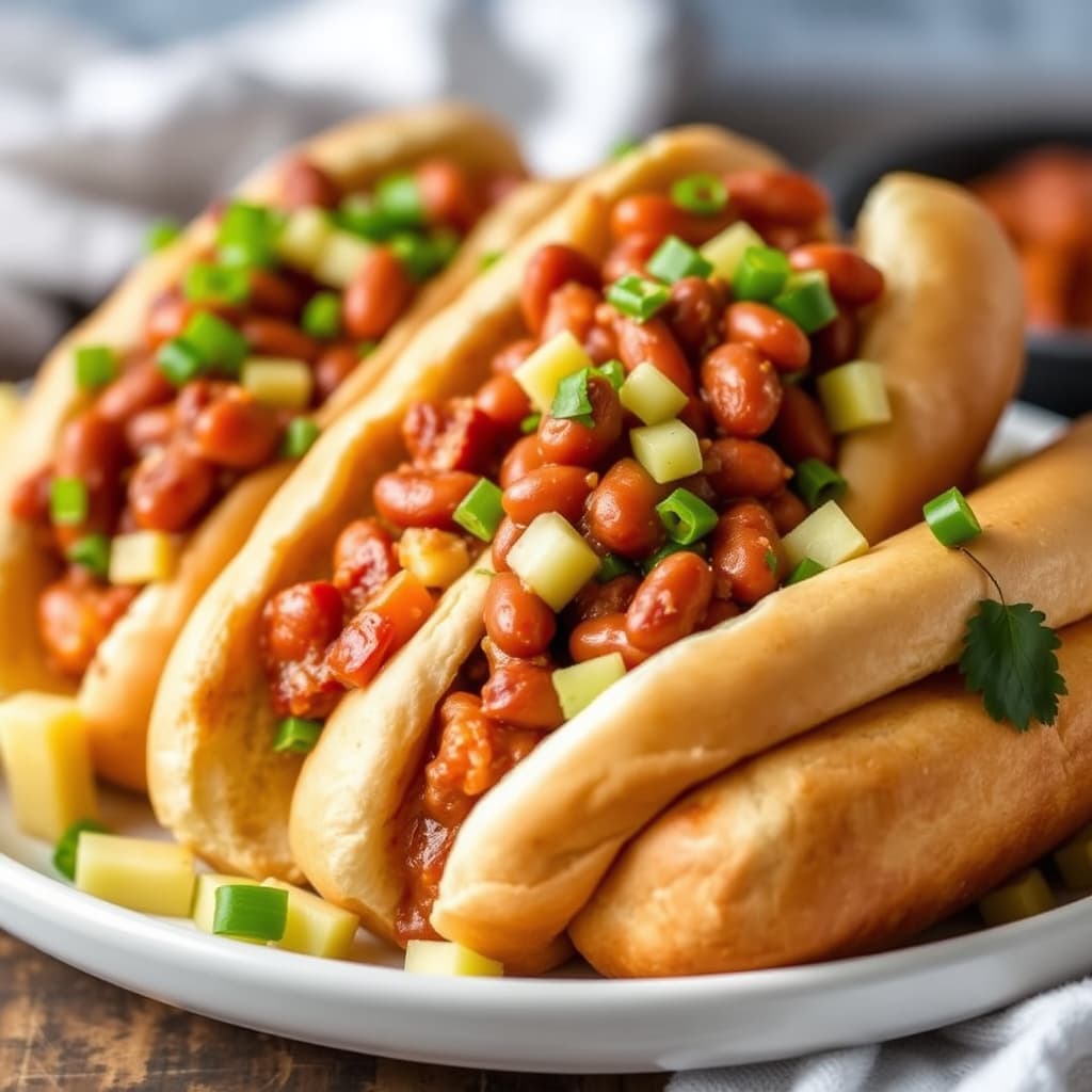 Grillbønne-chili med pølse