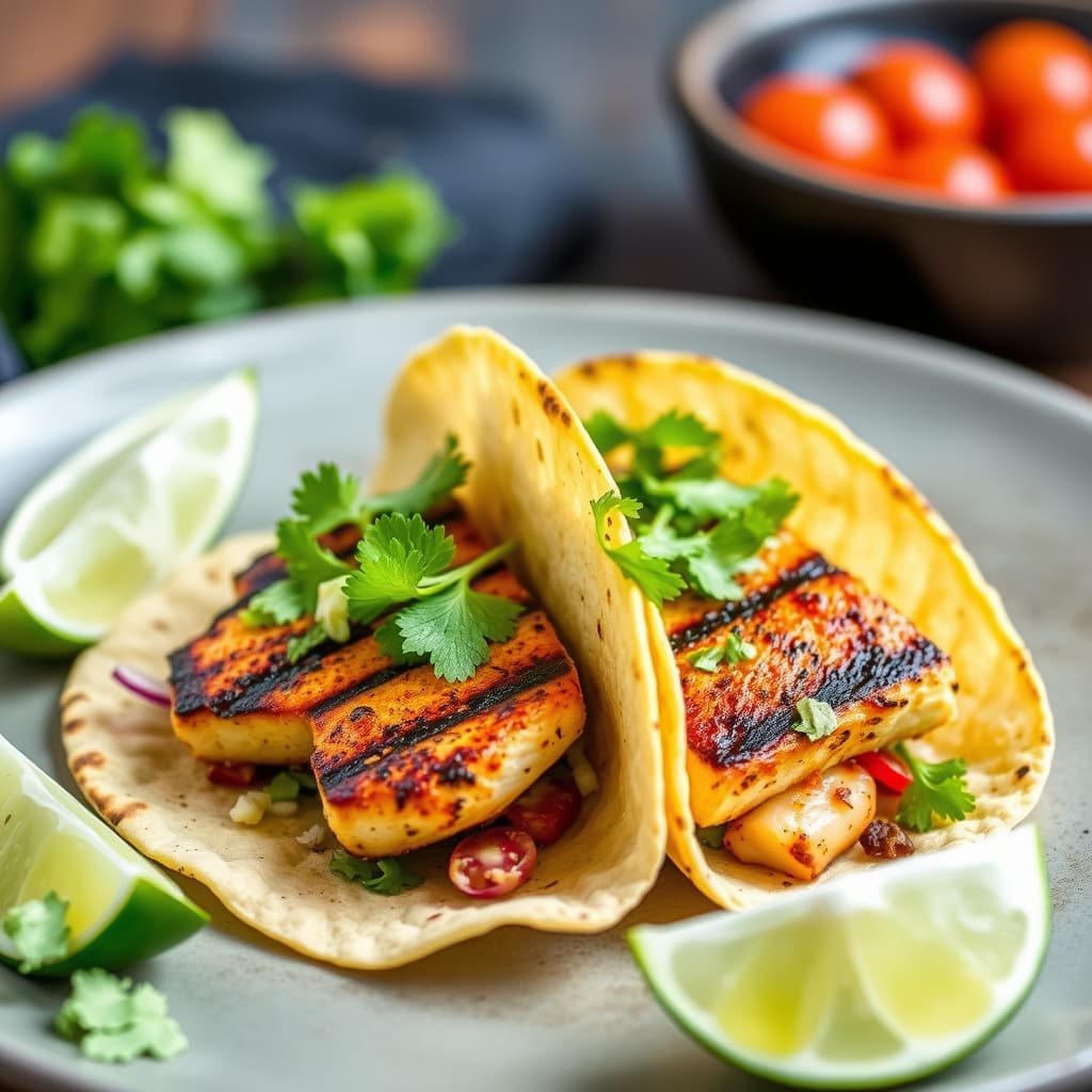 Grillede mahi-mahi-tacos