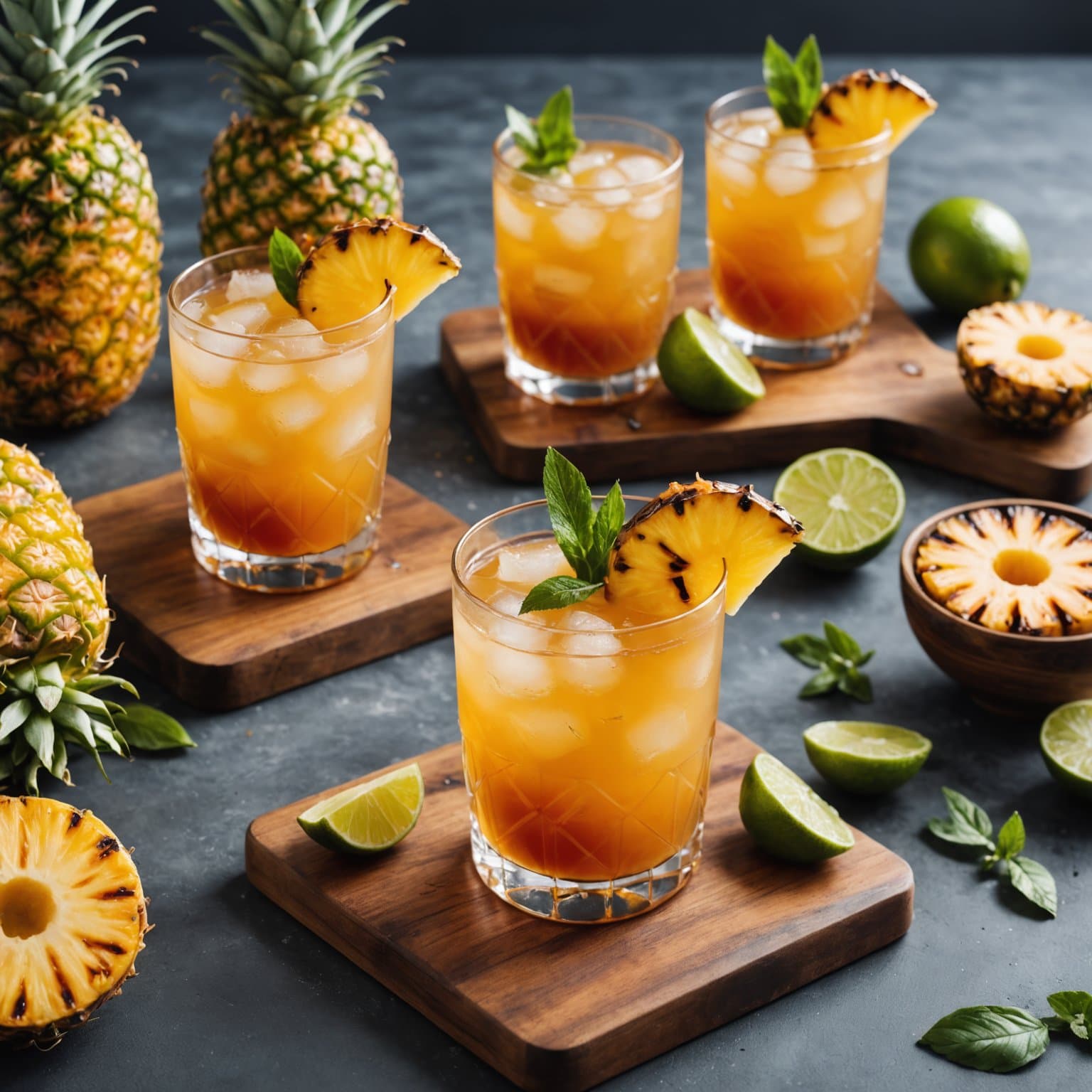 Grillet ananas Mai Tai