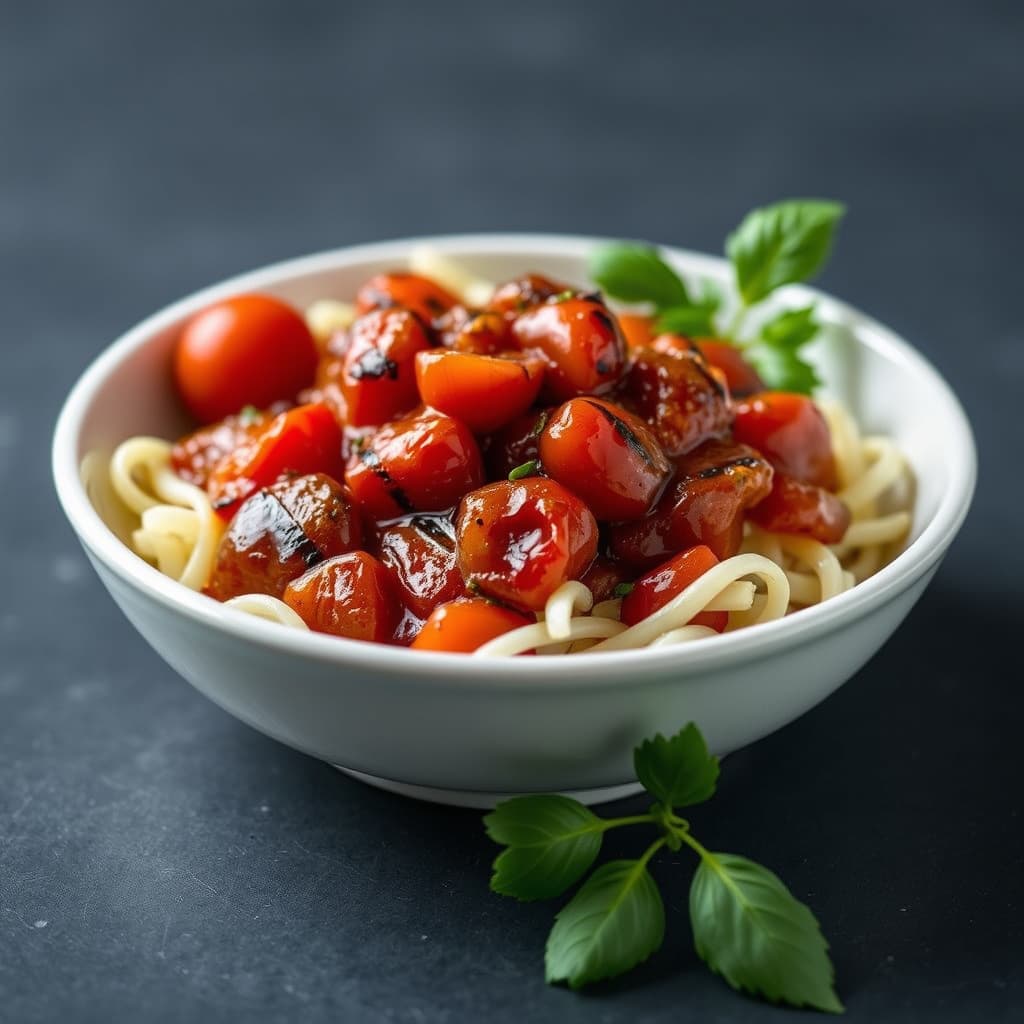 Grillet cherrytomatsalsa