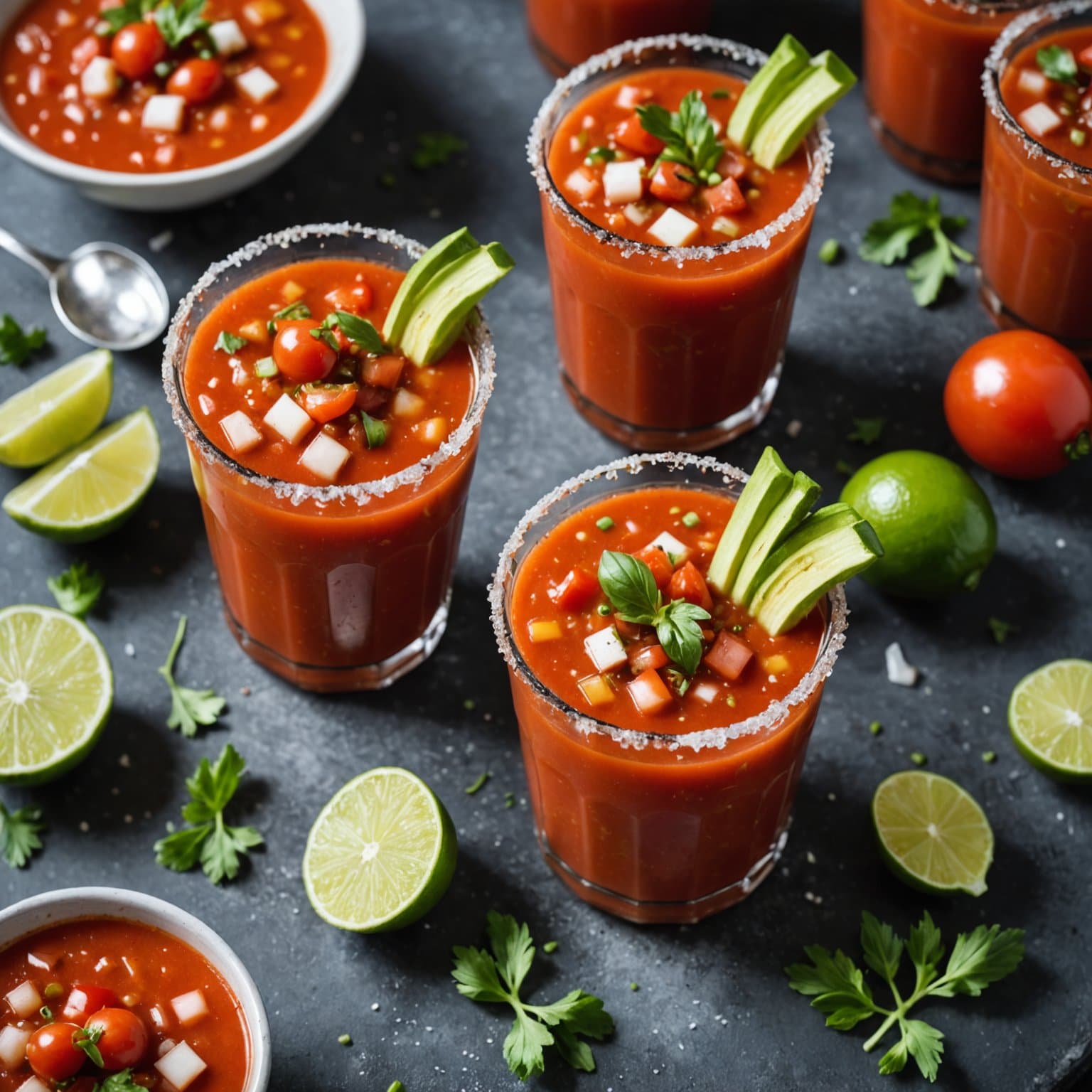 Grillet gazpacho Bloody Mary