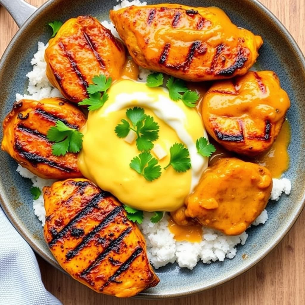 Grillet karrikylling