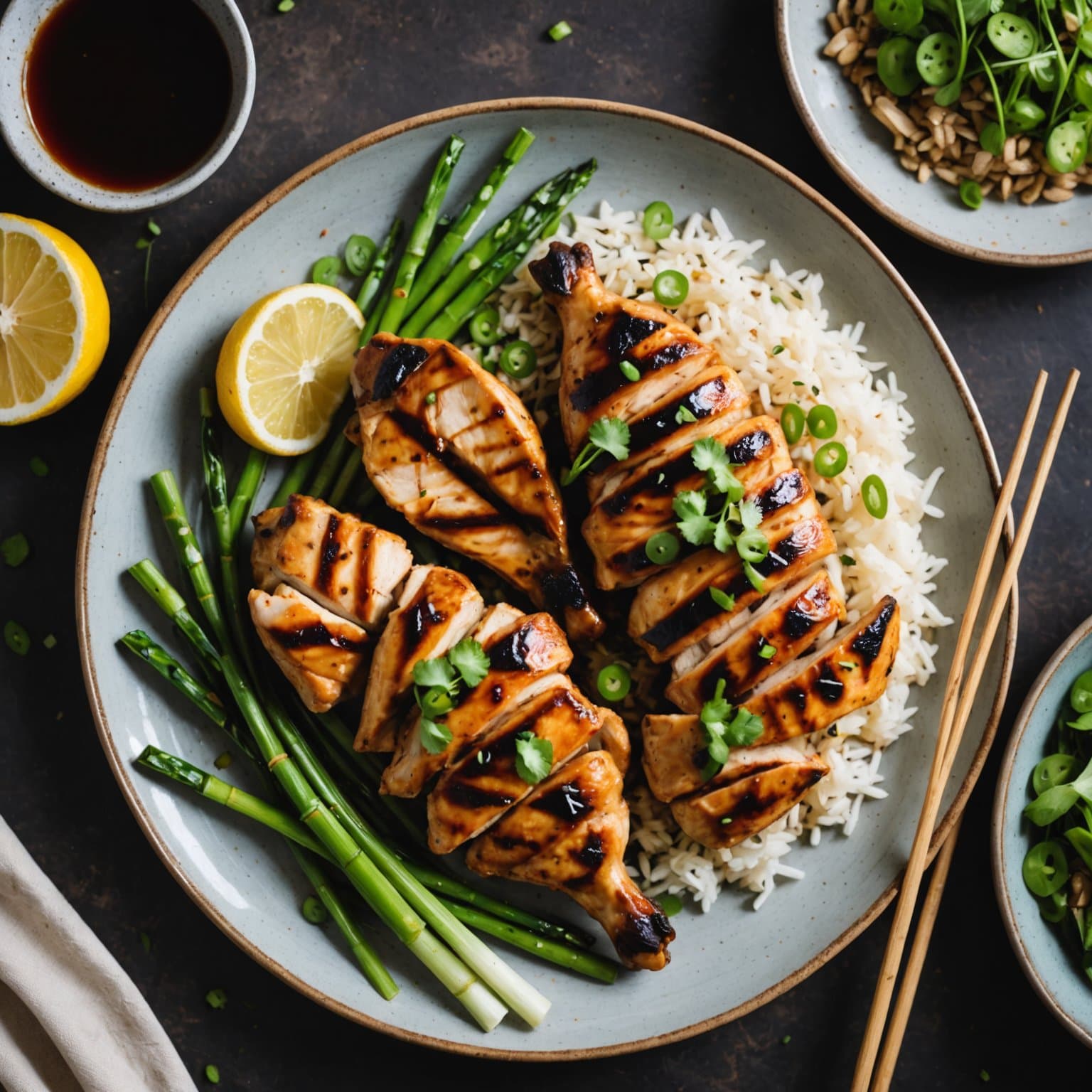 Grillet kylling med sitrongress