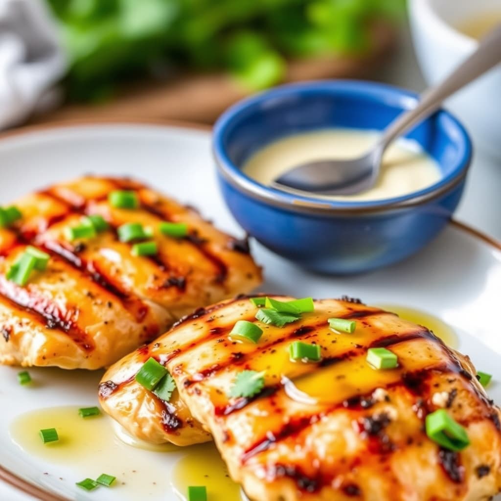 Grillet kylling med thailandsk krydret olje