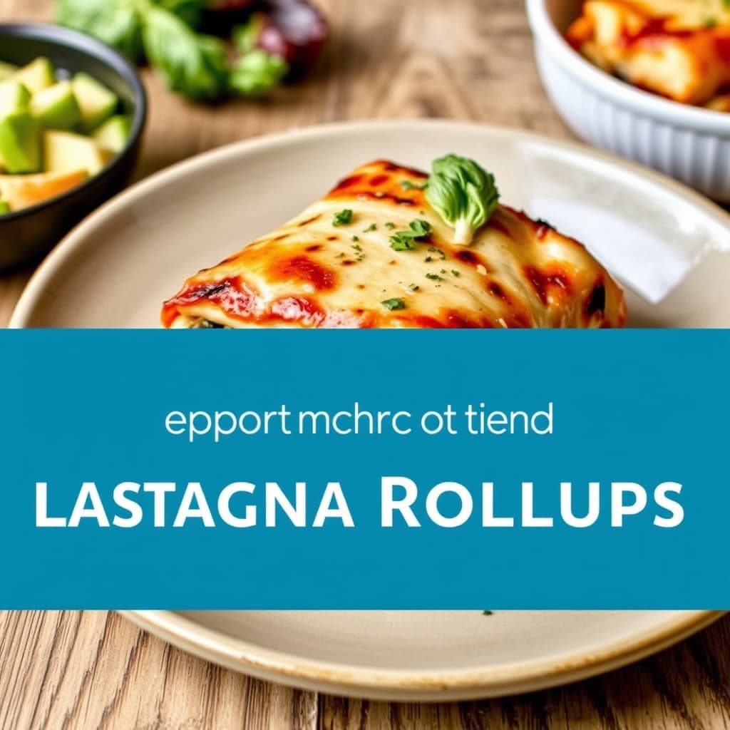 Grillet kylling og portobello-lasagne-ruller