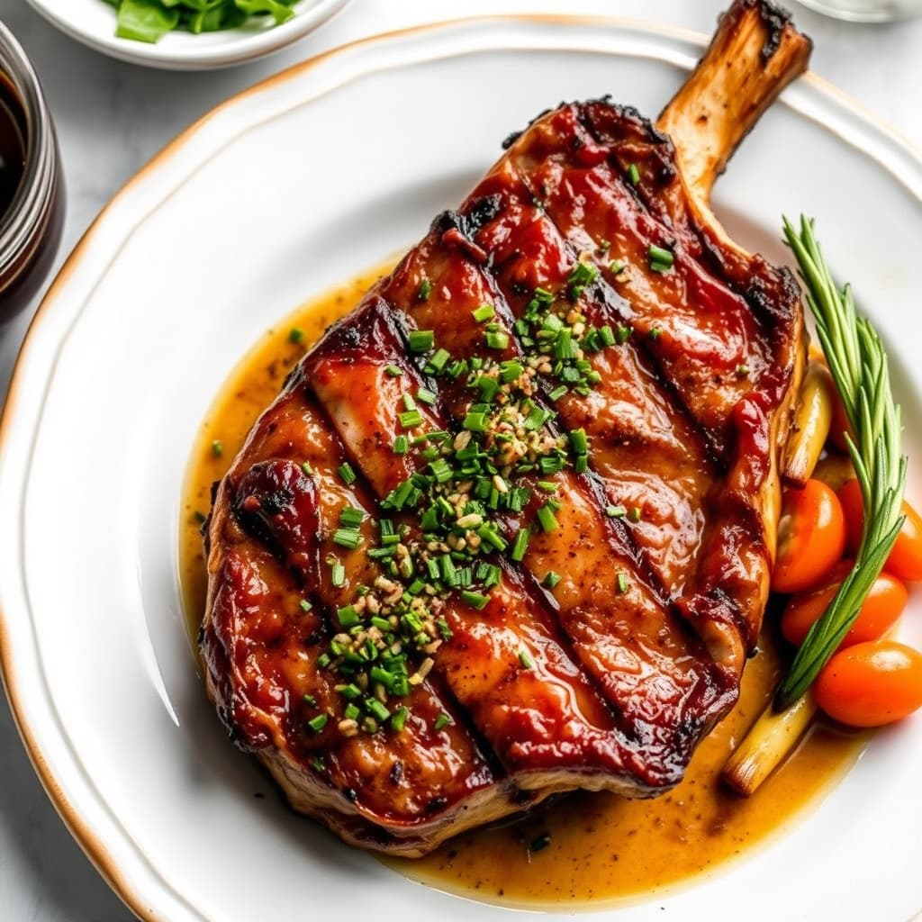 Grillet Porterhouse med Salmoriglio