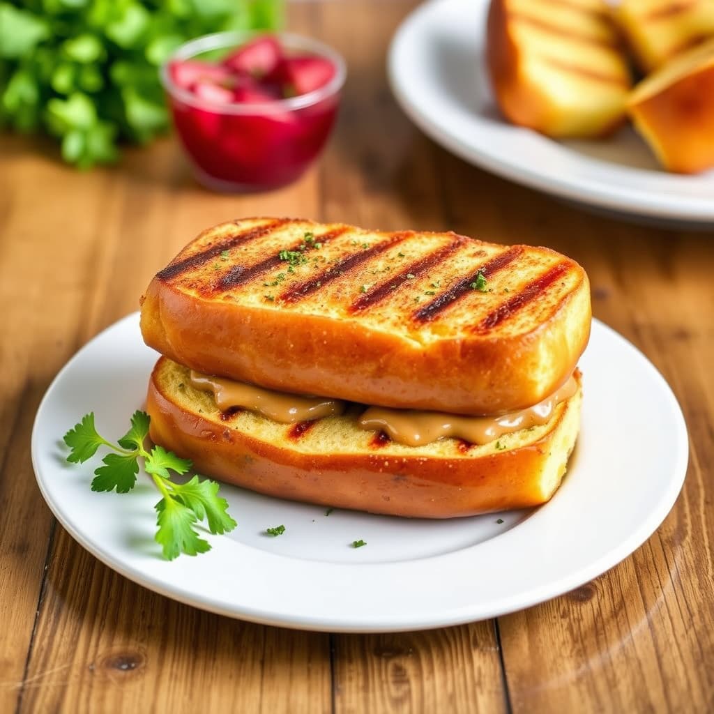 Grillet poundkake "Brats"