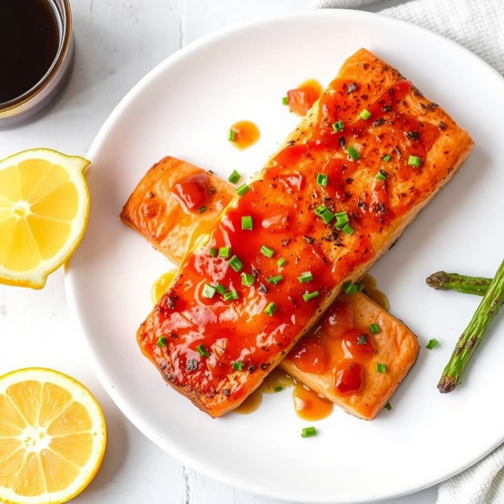 Grillet sockeye-laks med sitrusglasur