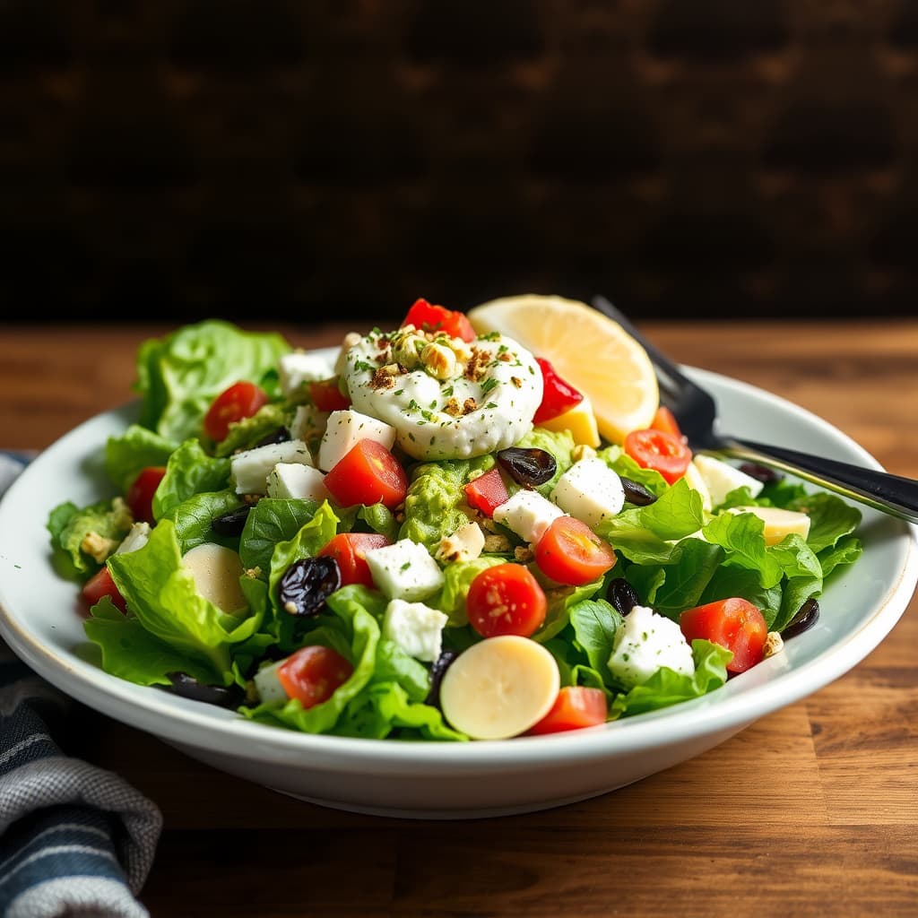 Grønn gudinne Cobb-salat