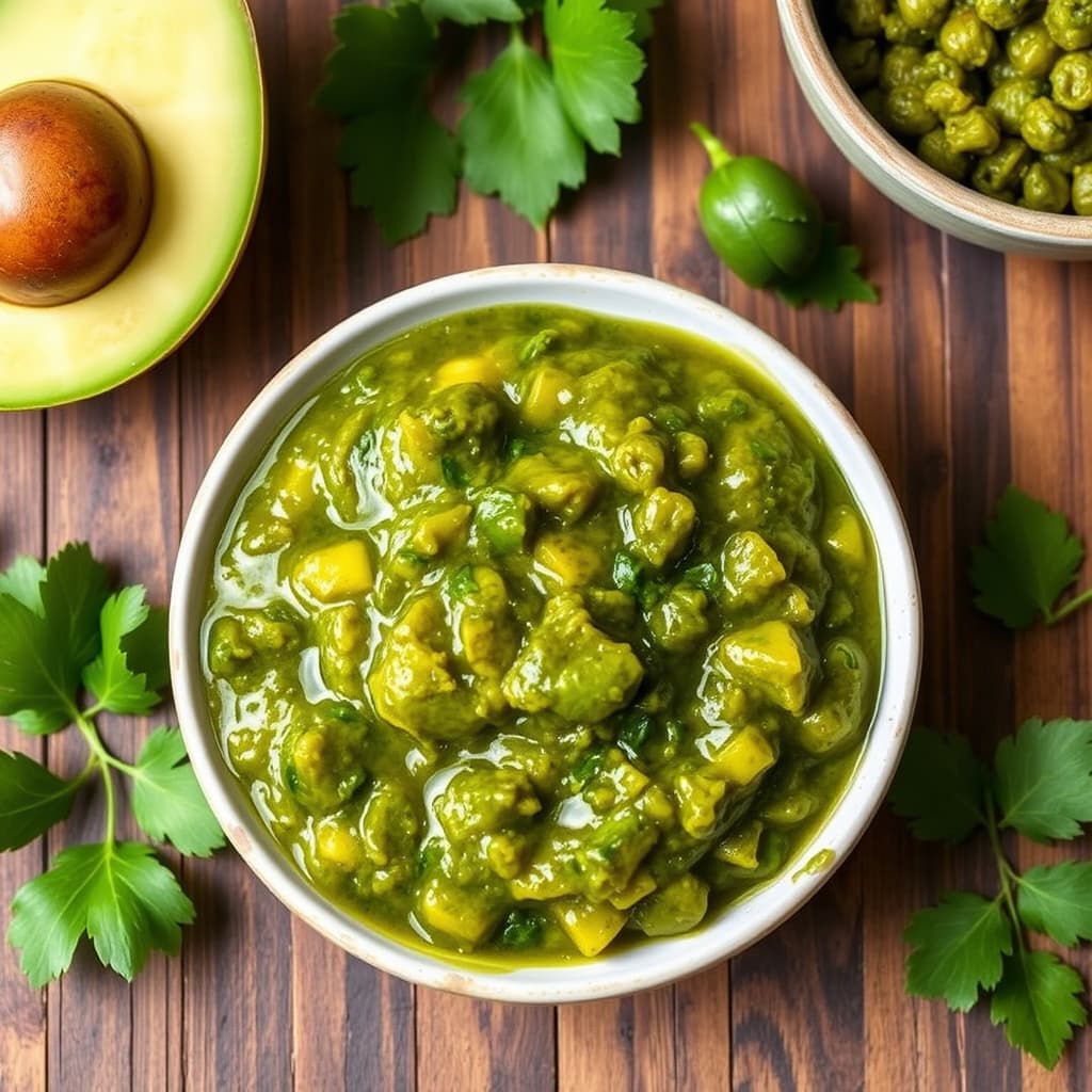 Grønn mango chutney