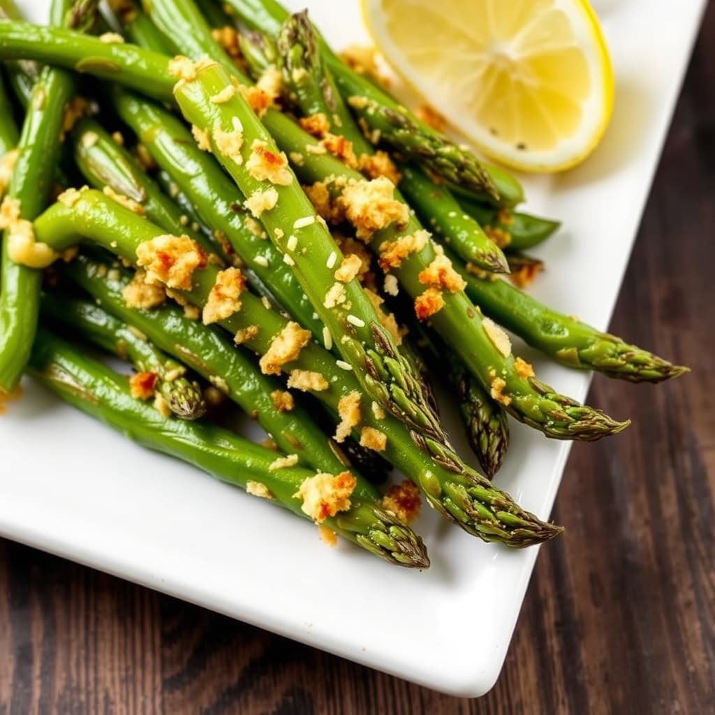 Grønne bønner og aspargestempura