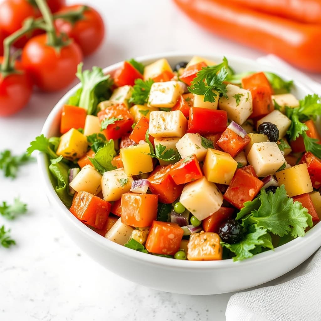 Grønnsakschunksalat