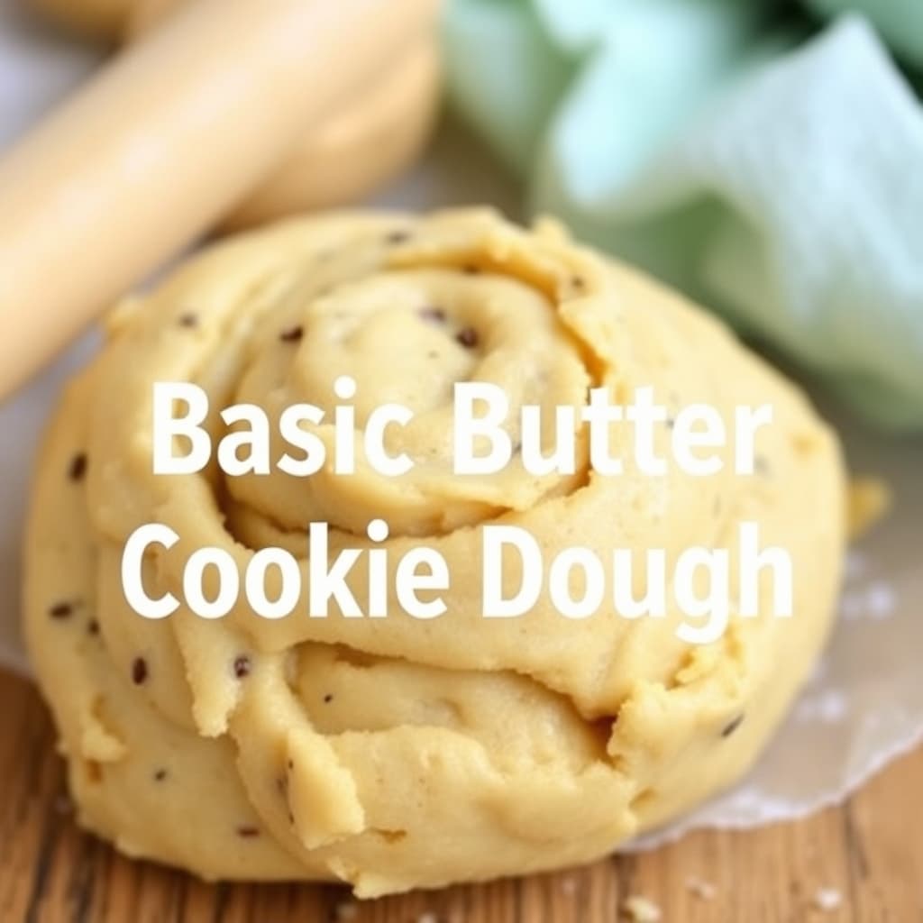 Grunnleggende smørkjeksdeig