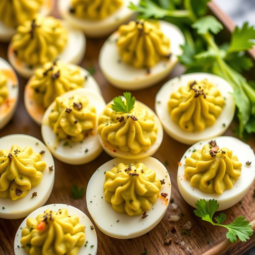 Guacamole fylte egg