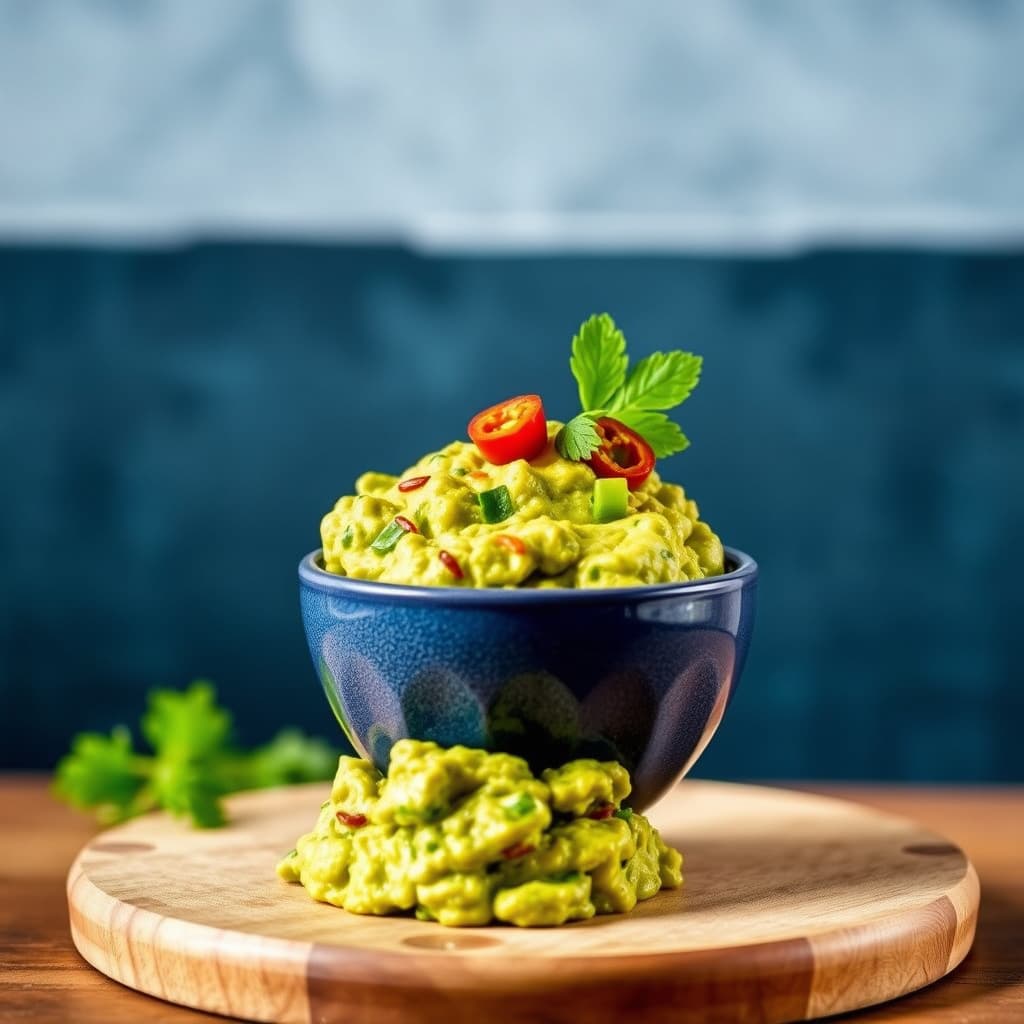Guacamole med chili og selleri