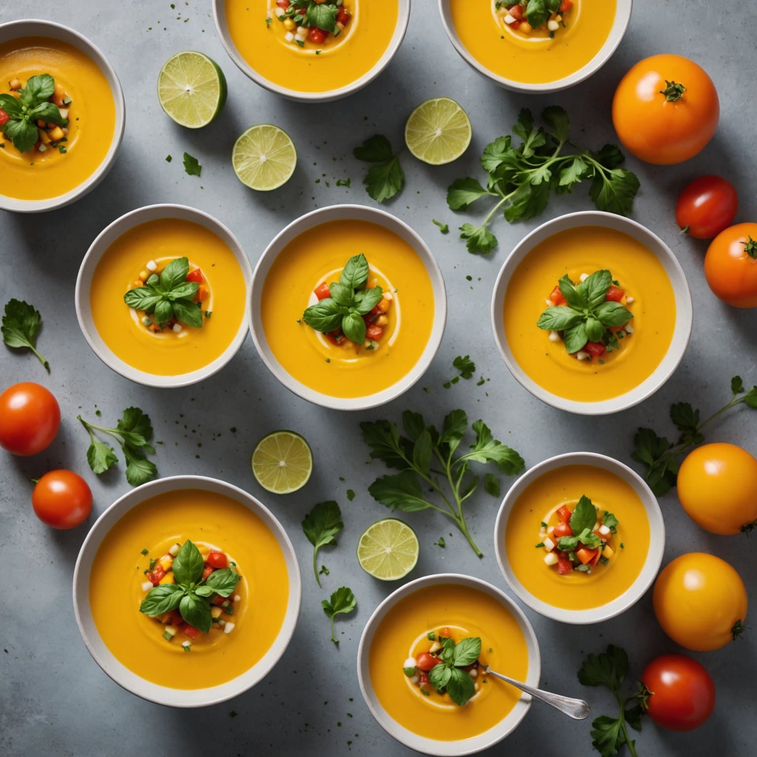 Gul gazpacho