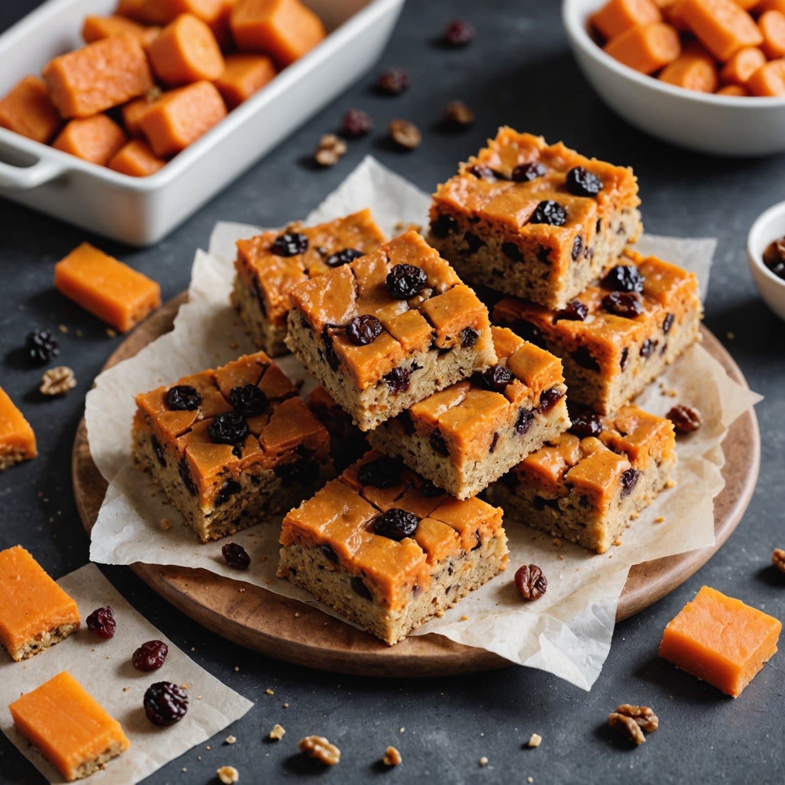 Gulrot- og rosinsjokoladekaker