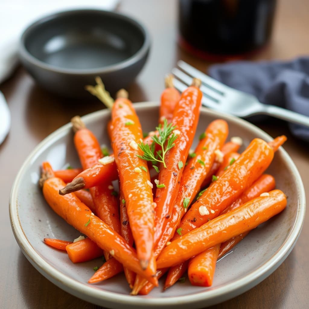 Gulrøtter med eplesiderglasur