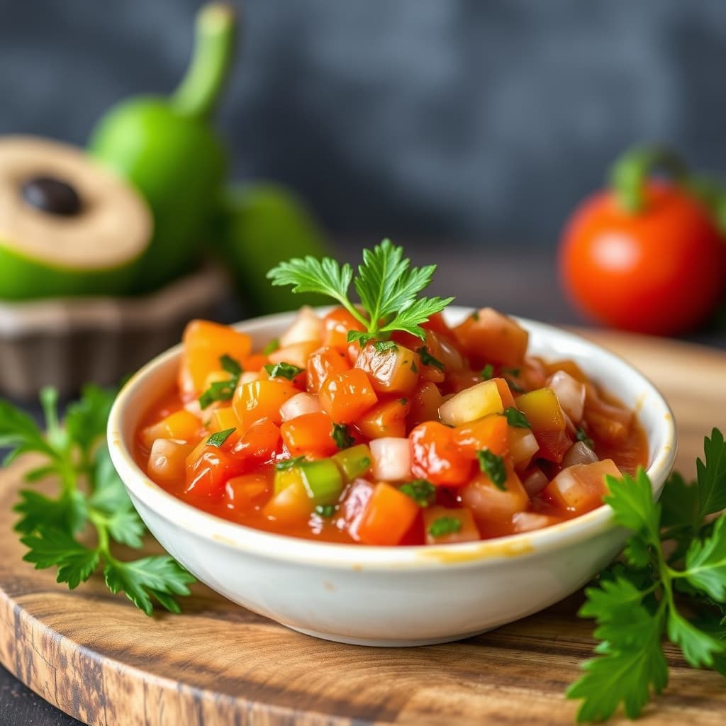 Habanero-tomat salsa