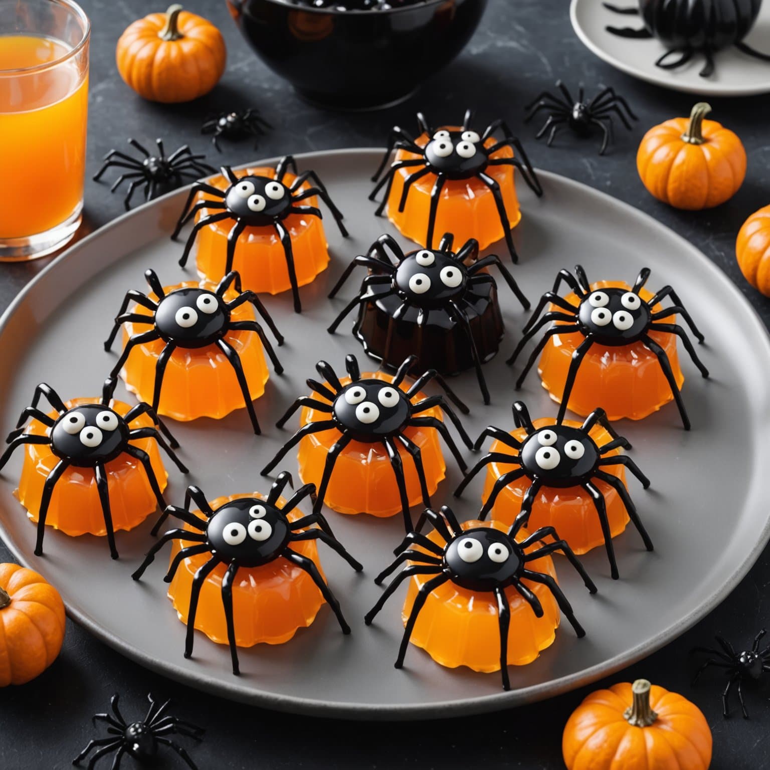 Halloween Jell-O®-edderkopper