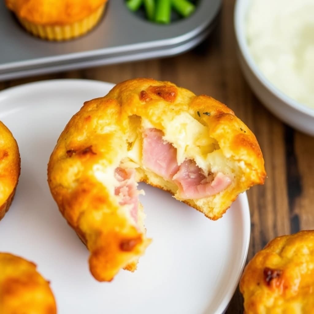 Ham and Cheese Muffins