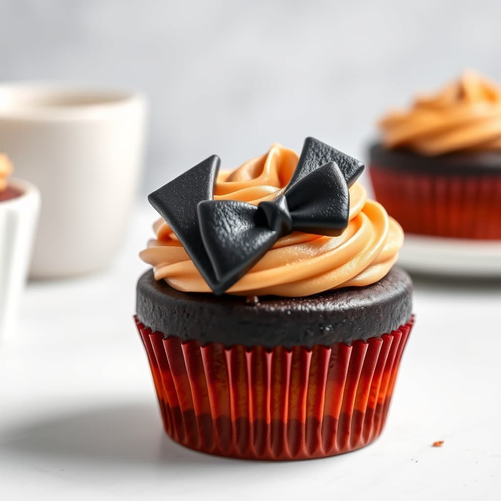 Hans og hennes smokingcupcake