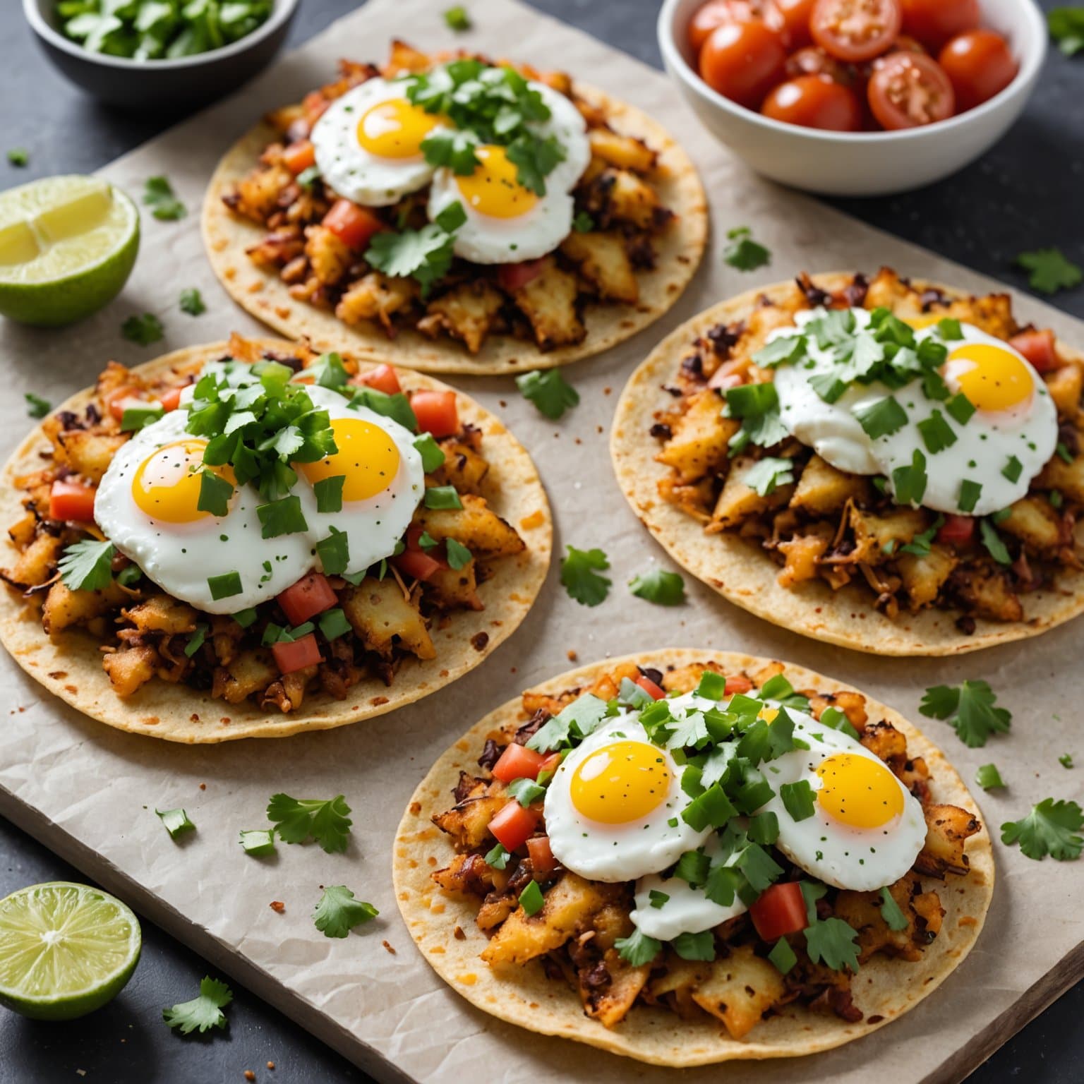 Hash Brown Tostadas