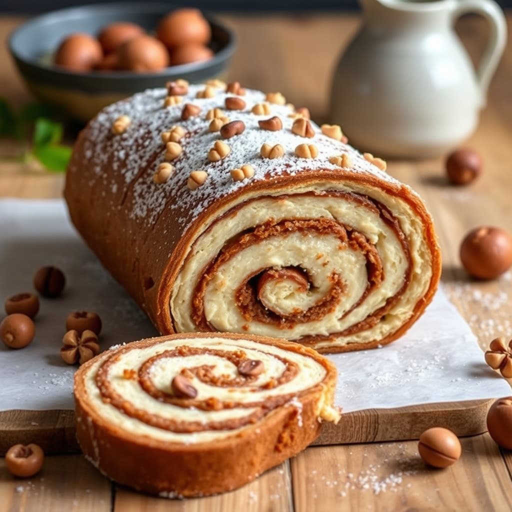 Hasselnøtt-rull