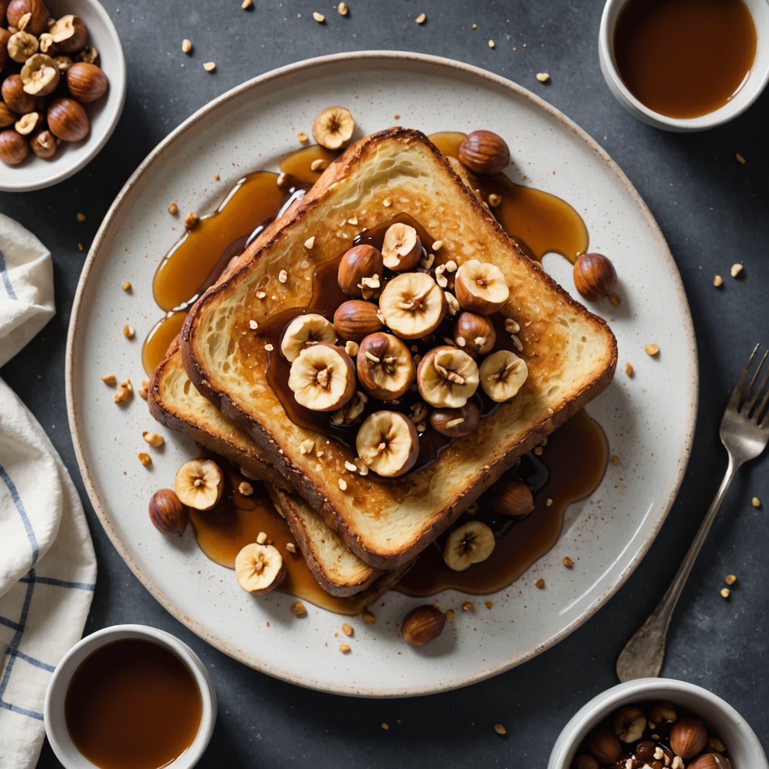 Hasselnøttfransk toast