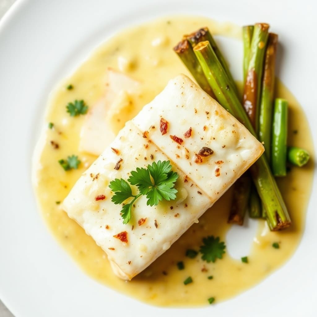 Havabbor med kokos-karri saus