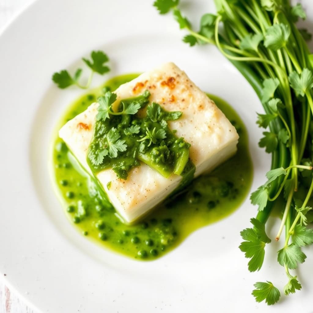 Havabbor med vannkresse-saus