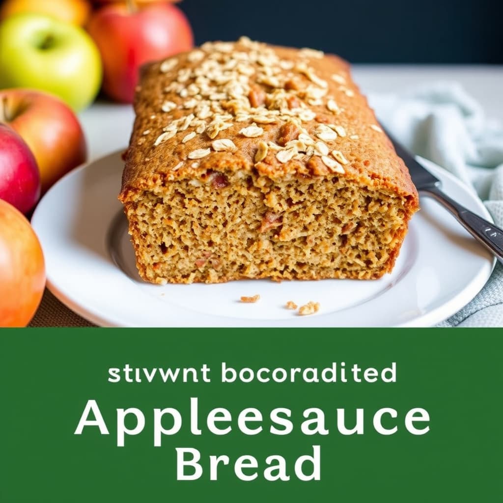 Havregrøt- og eplesausbrød