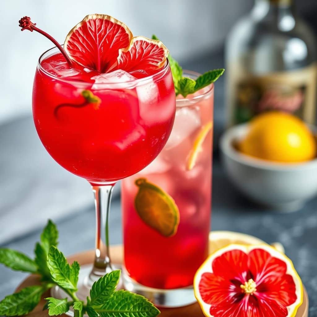 Hibiskus-Tequila Kjøler