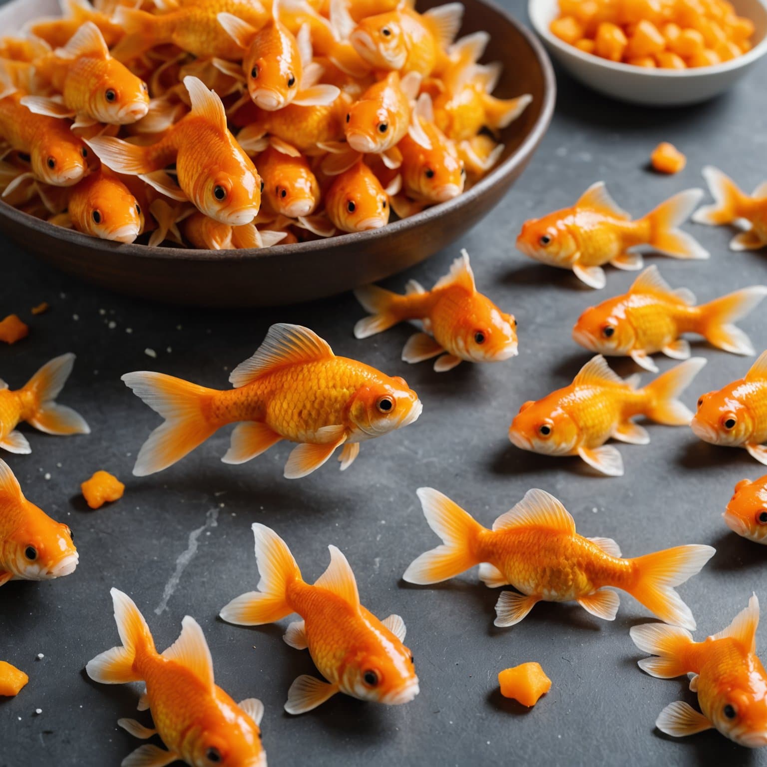 Hjemmelagde Goldfish-godteri