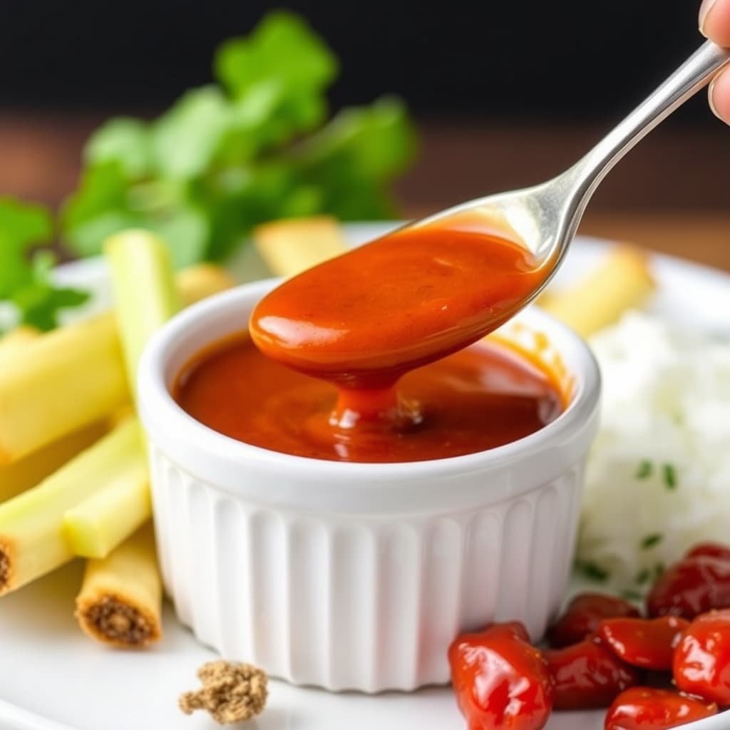 Hjemmelaget honning BBQ-dippsaus