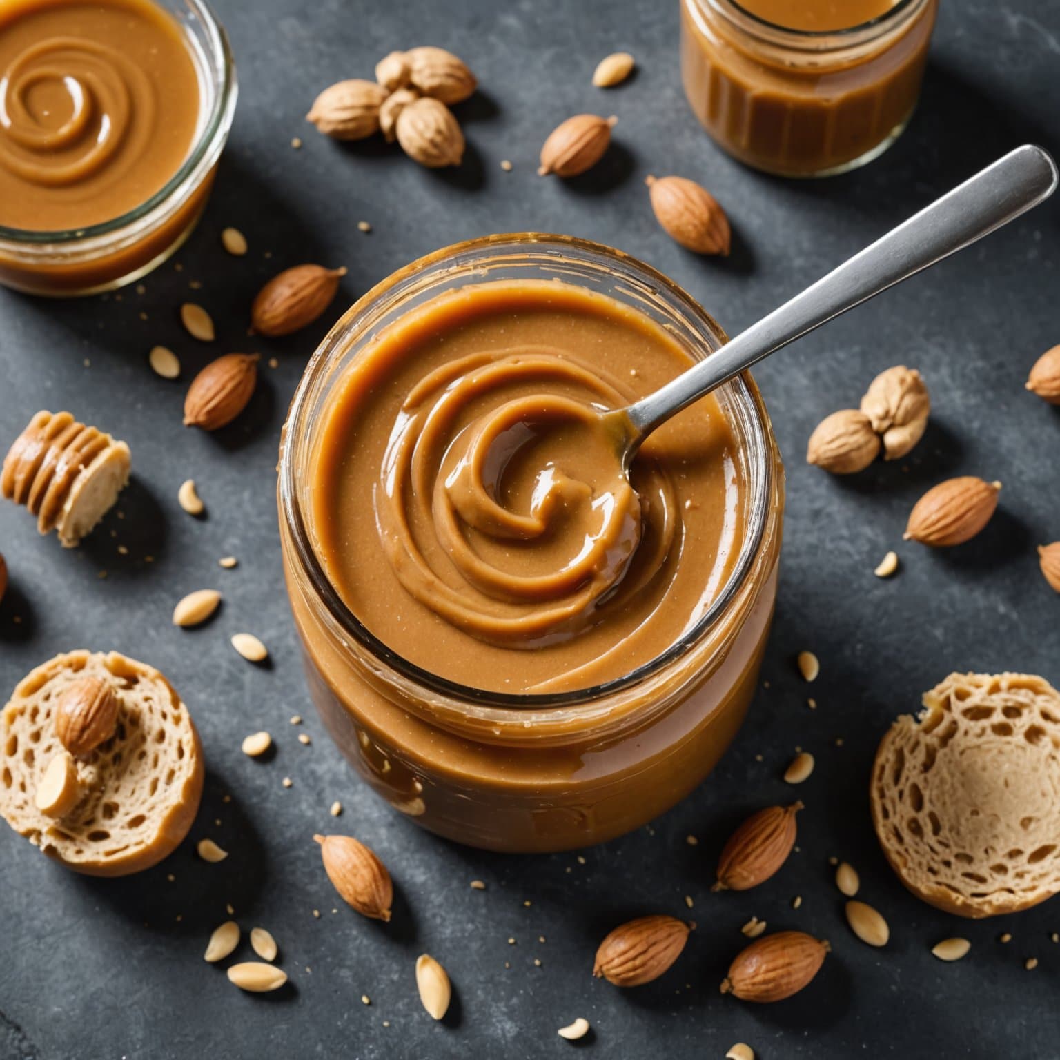 Hjemmelaget honning-peanøttsmør