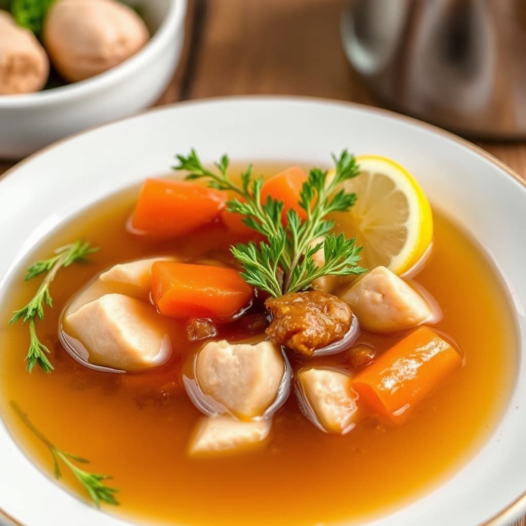 Hjemmelaget kalkunbuljong