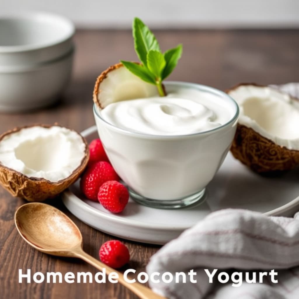 Hjemmelaget kokosnøtyoghurt