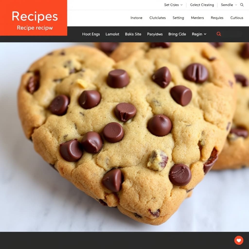 Hjerteformet sjokoladekjeks med sjokoladeknapper