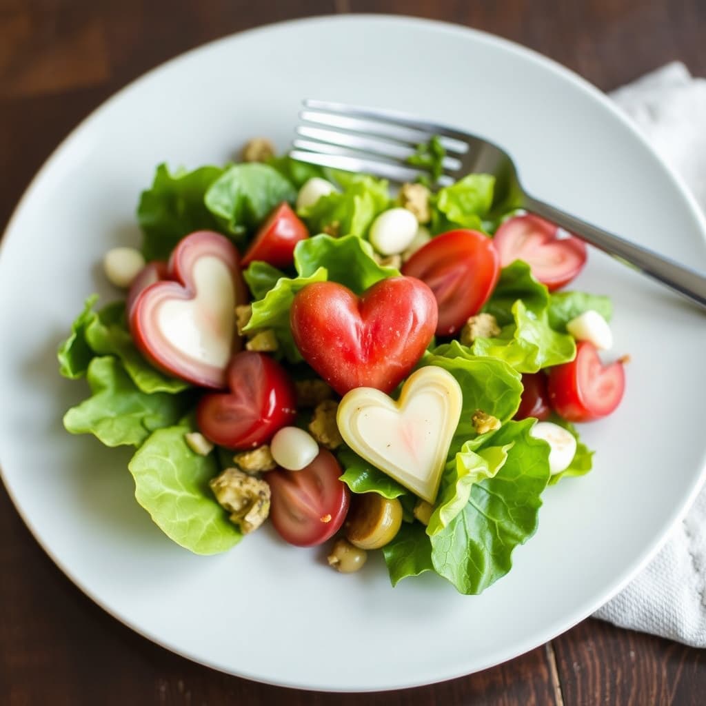 Hjertevarm salat: Romaine-hjerter, palme og artisjokk
